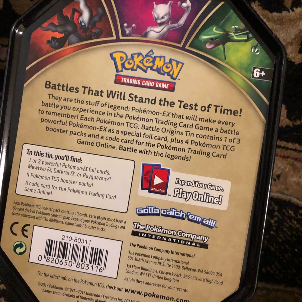 Pokémon empty tin - Picture 6 of 6